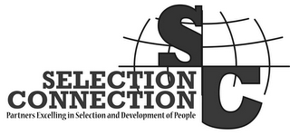 SC SELECTION CONNECTION PARTNERS EXCELLING IN SELECTION AND DEVELOPMENT OF PEOPLE logo