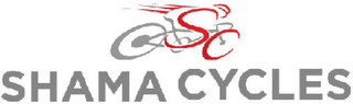 SC SHAMA CYCLES logo