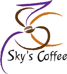 SC SKY'S COFFEE logo