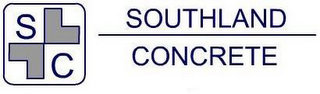 SC SOUTHLAND CONCRETE logo