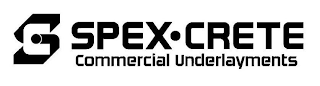 SC SPEX CRETE COMMERCIAL UNDERLAYMENTS logo
