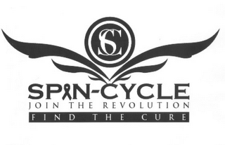 SC SPIN-CYCLE JOIN THE REVOLUTION FIND THE CURE logo