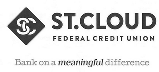 SC ST. CLOUD FEDERAL CREDIT UNION BANK ON A MEANINGFUL DIFFERENCE logo
