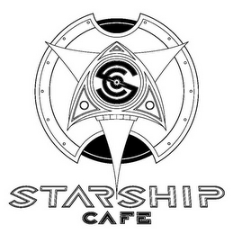 SC STARSHIP CAFE logo