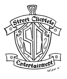 SC STREET CLIENTELE ENTERTAINMENT logo