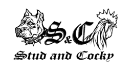S&C STUD AND COCKY logo