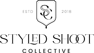SC STYLED SHOOT COLLECTIVE ESTD 2018 logo