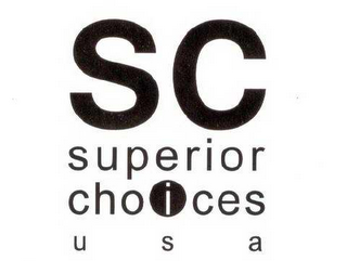 SC SUPERIOR CHOICES U S A logo