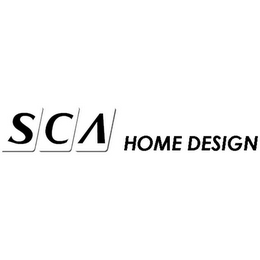 SCA HOME DESIGN logo