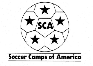 SCA SOCCER CAMPS OF AMERICA logo