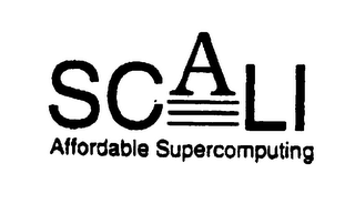 SCALI AFFORDABLE SUPERCOMPUTING logo