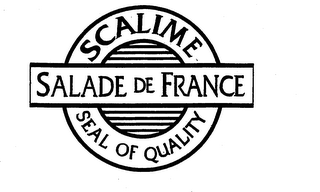 SCALIME SALADE DE FRANCE SEAL OF QUALITY logo