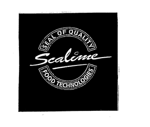 SCALIME SEAL OF QUALITY FOOD TECHNOLOGIES logo