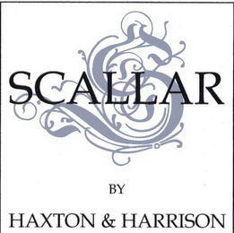 SCALLAR BY HAXTON & HARRISON logo