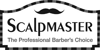 SCALPMASTER THE PROFESSIONAL BARBER'S CHOICE logo