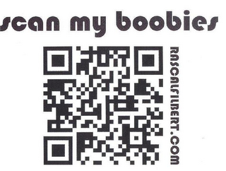 SCAN MY BOOBIES RASCALFILBERT.COM logo