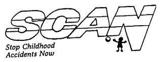 SCAN STOP CHILDHOOD ACCIDENTS NOW logo