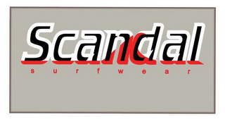 SCANDAL S U R F W E A R logo