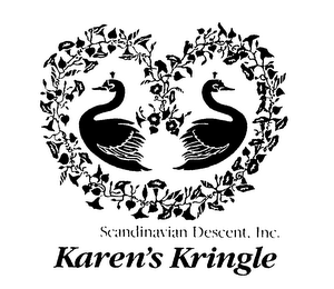 SCANDINAVIAN DESCENT, INC. KAREN'S KRINGLE logo