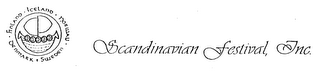 SCANDINAVIAN FESTIVAL, INC. FINLAND ICELAND NORWAY SWEDEN DENMARK logo