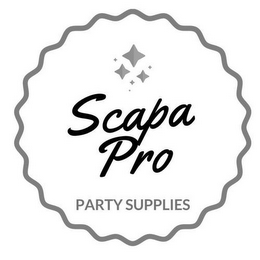 SCAPA PRO PARTY SUPPLIES logo