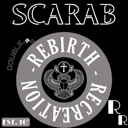 SCARAB DOUBLE RR REBIRTH RECREATION , EST 16' logo