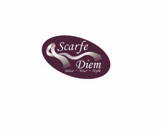 SCARFE DIEM SEIZE ~YOUR ~ STYLE logo