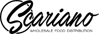 SCARIANO WHOLESALE FOOD DISTRIBUTION logo