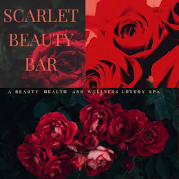 SCARLET BEAUTY BAR A BEAUTY HEALTH & WELLNESS LUXURY SPA logo