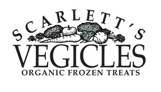 SCARLETT'S VEGICLES ORGANIC FROZEN TREATS logo