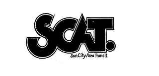 SCAT. SUN CITY AREA TRANSIT logo