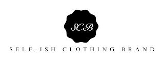 SCB SELF-ISH CLOTHING BRAND logo