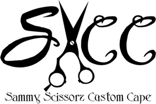 SCC SAMMY SCISSORZ CUSTOM CAPE logo