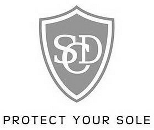 SCD PROTECT YOUR SOLE logo