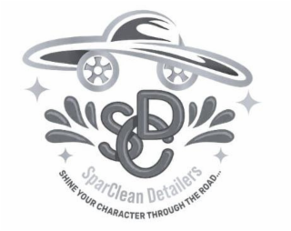 SCD SPARCLEAN DETAILERS SHINE YOUR CHARACTER THROUGH THE ROAD... logo