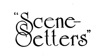 "SCENE-SETTERS" logo
