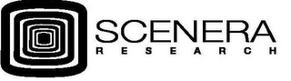 SCENERA RESEARCH logo