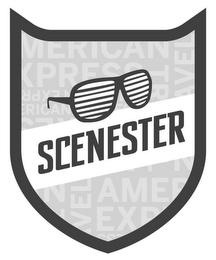 SCENESTER AMERICAN EXPRESS TRAVEL logo