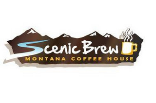 SCENIC BREW MONTANA COFFEE HOUSE logo