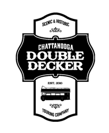 SCENIC & HISTORIC CHATTANOOGA DOUBLE DECKER EST. 2010 TOURING COMPANY logo