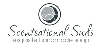 SCENTSATIONAL SUDS EXQUISITE HANDMADE SOAP logo