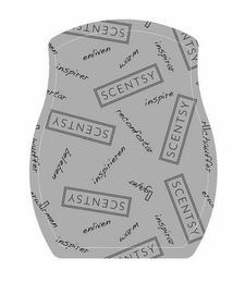 SCENTSY WARM ENLIVEN INSPIRE logo
