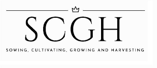 SCGH SOWING, CULTIVATING, GROWING AND HARVESTING logo