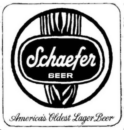 SCHAEFER BEER AMERICA'S OLDEST LAGER BEER logo