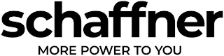 SCHAFFNER MORE POWER TO YOU logo