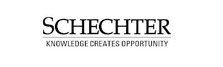 SCHECHTER KNOWLEDGE CREATES OPPORTUNITY logo