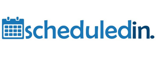 SCHEDULEDIN. logo