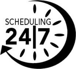 SCHEDULING 24/7 logo