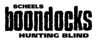 SCHEELS BOONDOCKS HUNTING BLIND logo