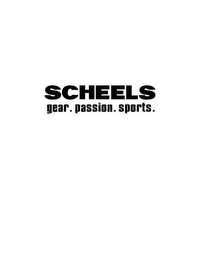 SCHEELS GEAR. PASSION. SPORTS. logo